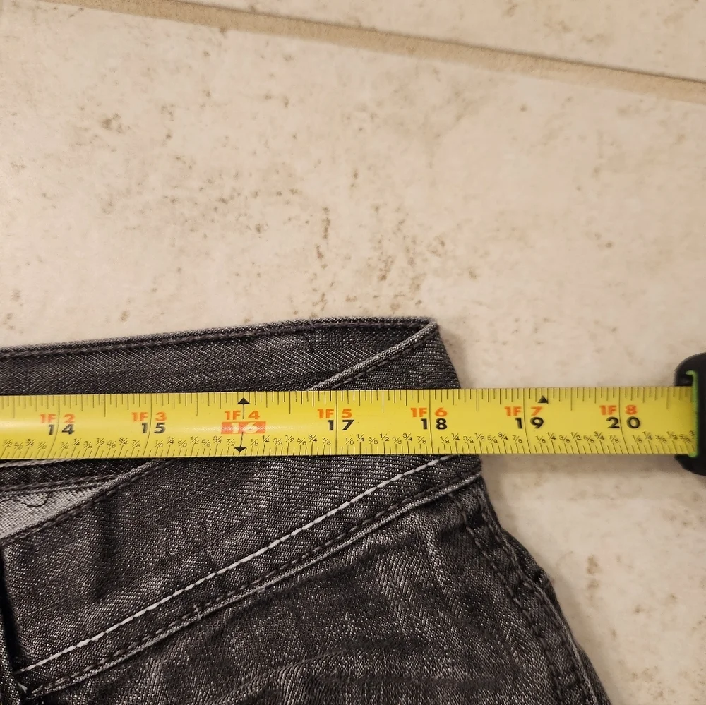 Mens Black Grey Wash Jeans Y2K VTG Southpole Straight Leg 36X30 READ‎ #BB935